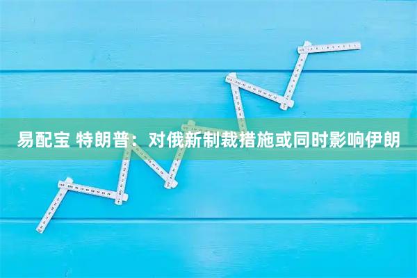 易配宝 特朗普：对俄新制裁措施或同时影响伊朗